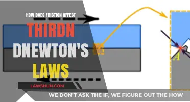 Friction's Role in Shaping Newton's Third Law Dynamics
