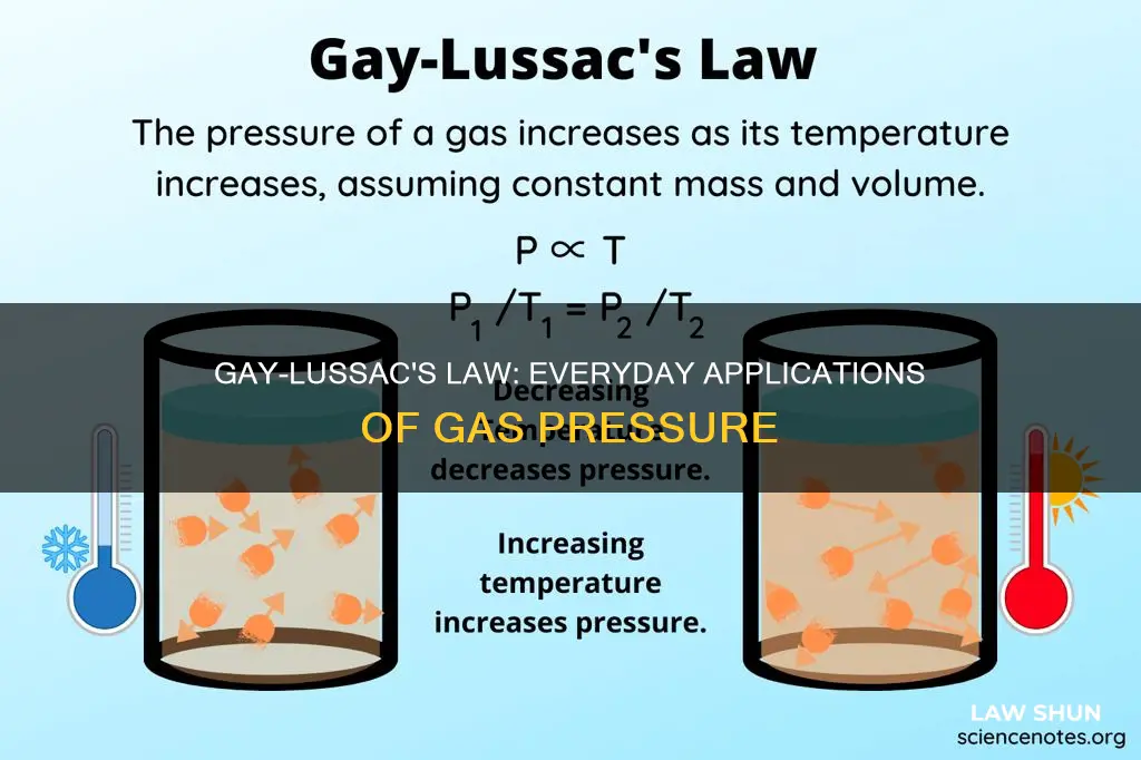 how does gay-lussac law apply to everyday life