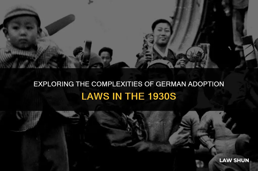 how does german adoption laws 1930