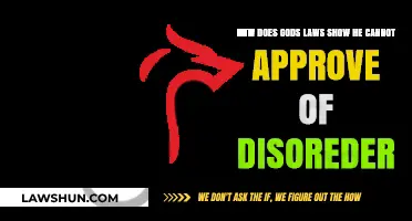 Divine Order: How God's Laws Reflect His Disapproval of Disorder