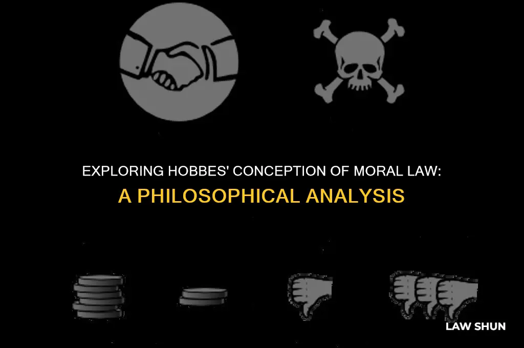 how does hobbes define moral law