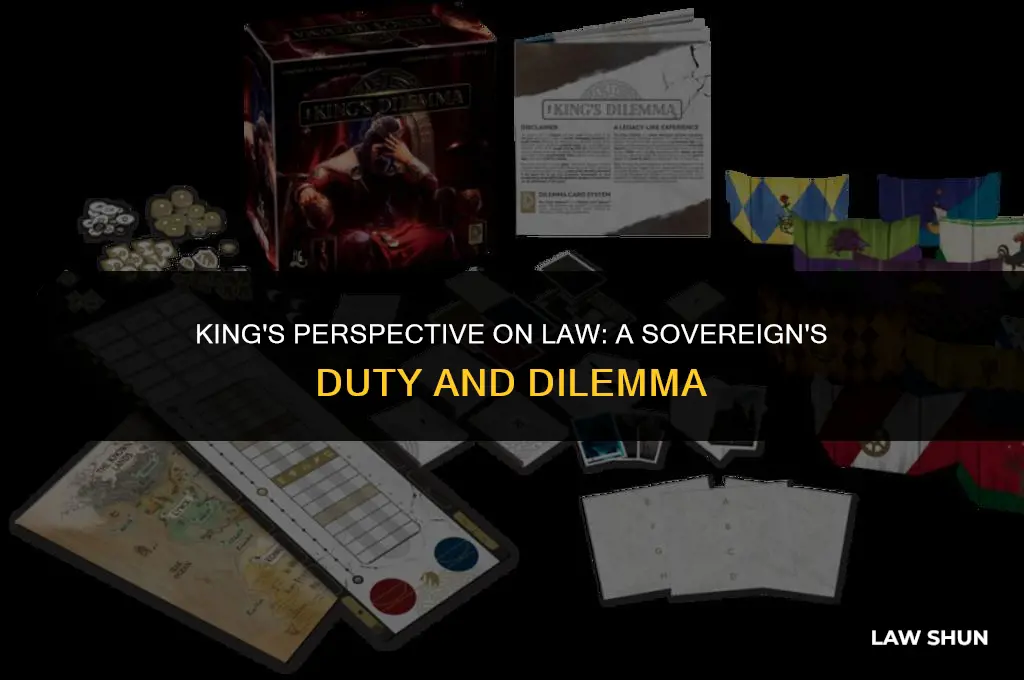 how does king view the law