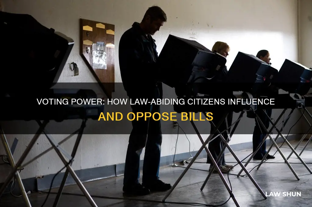 how does law abiding citizens vote against bills