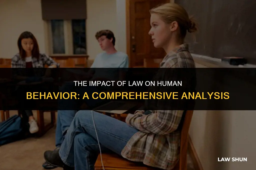 how does law influence human behaviour