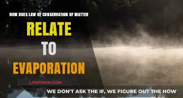 Evaporation and Matter Conservation: Understanding the Unseen Connection