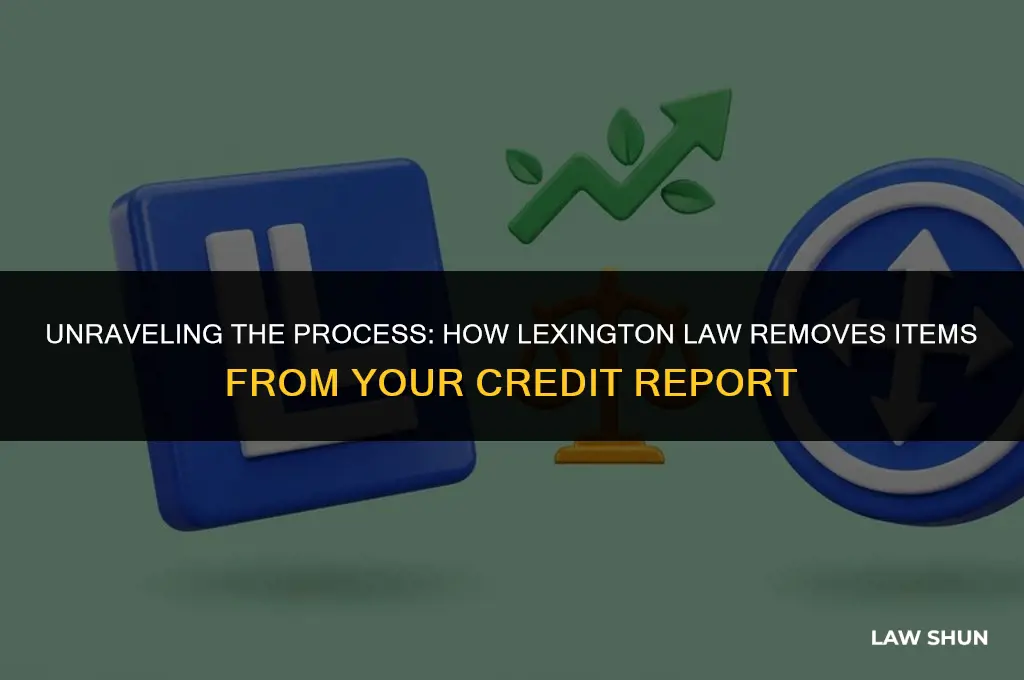 how does lexington law remove items