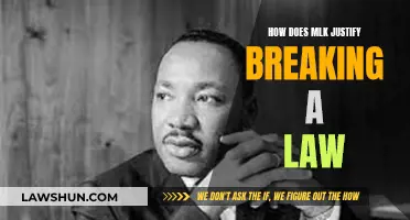 MLK's Stance: Breaking Laws to Enforce Justice