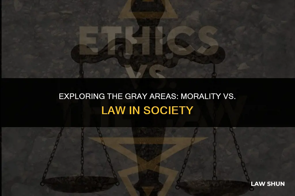 how does morality differ from law