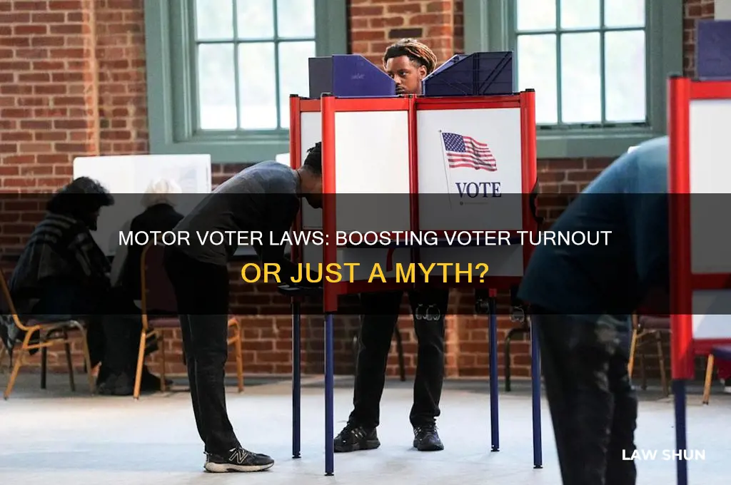 how does motor voter laws affect voter turnout