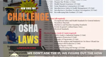 Navigating OSHA Regulations: A Guide to Challenging Workplace Safety Laws