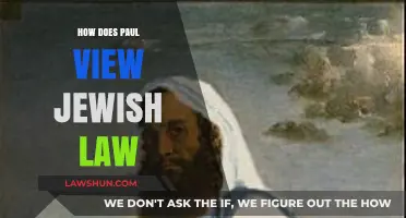 Paul's Perspective on Jewish Law: A Comprehensive Analysis