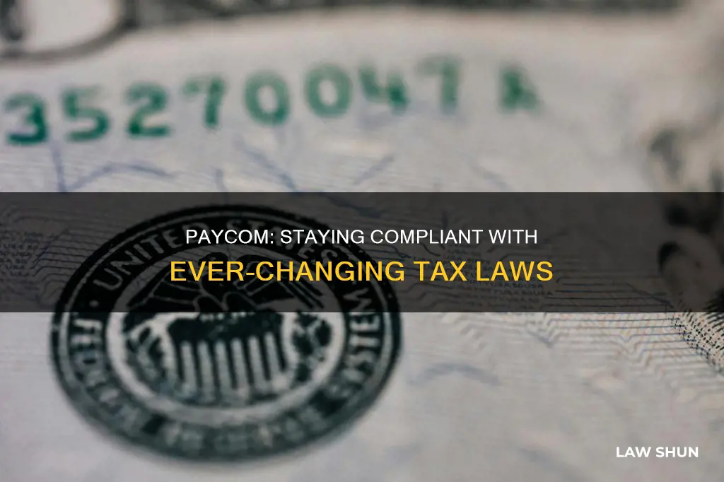 how does paycom keep up with tax laws