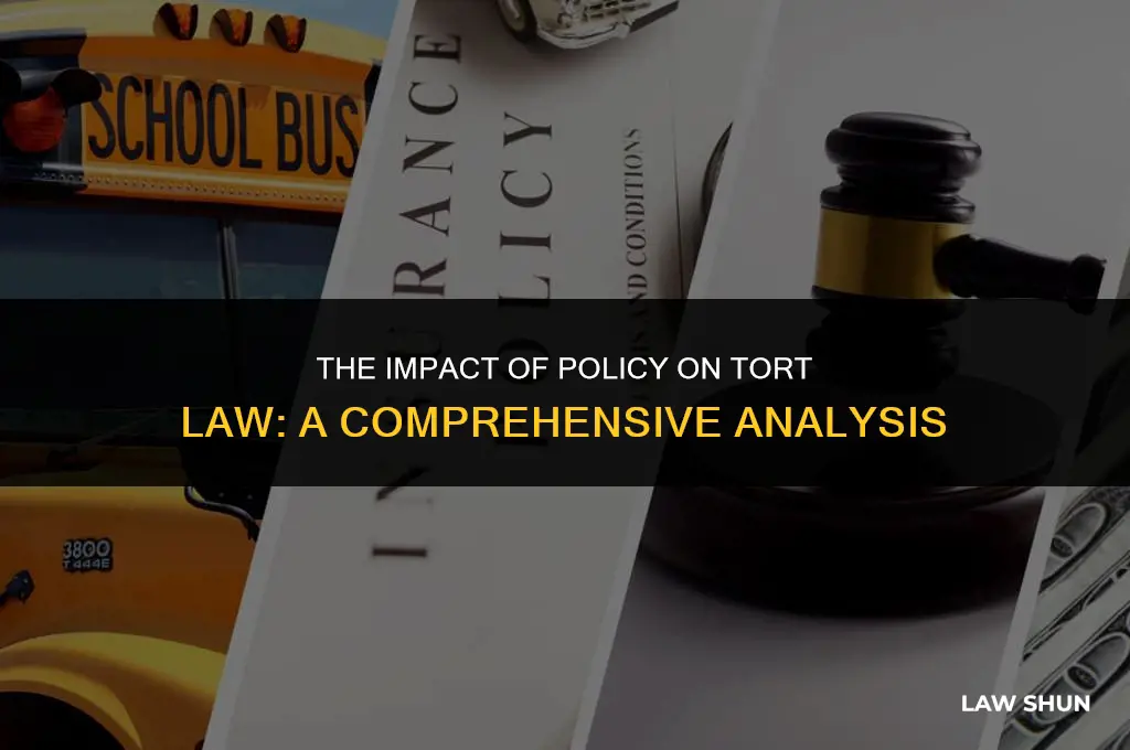 how does policy influence tort law