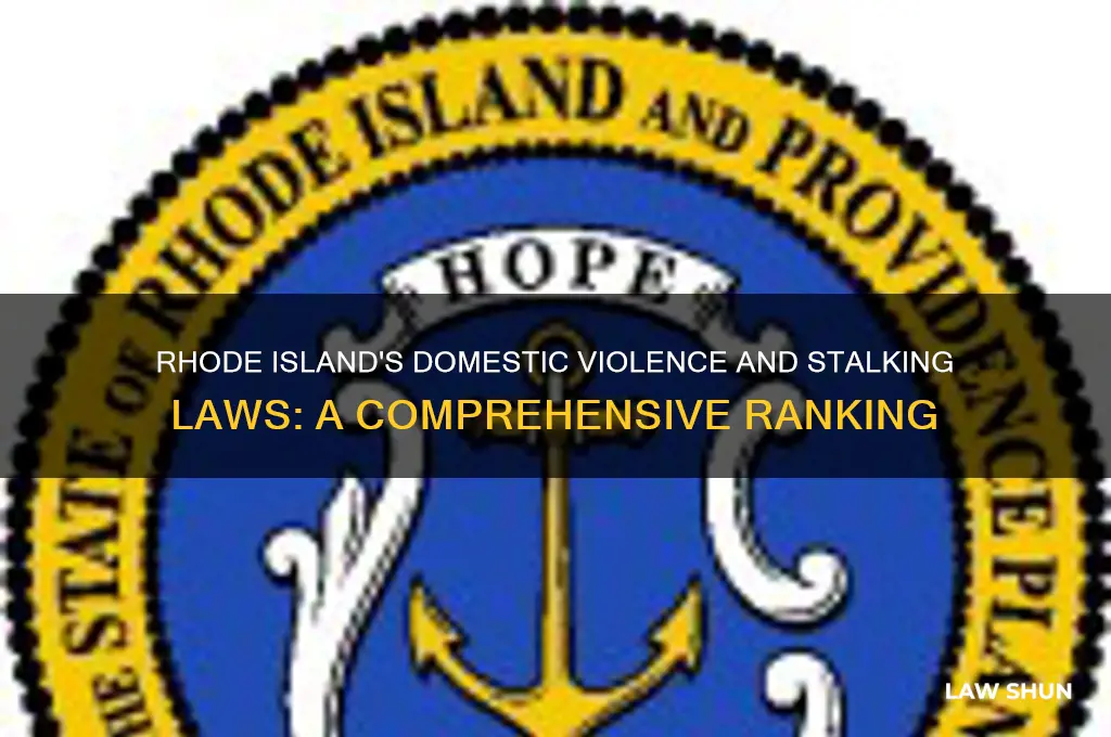 how does ri rank for domestic violence laws stalking laws