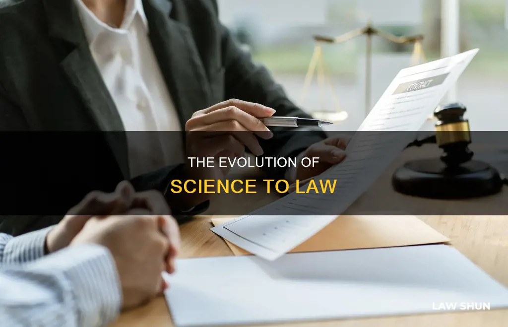 how does science become a law