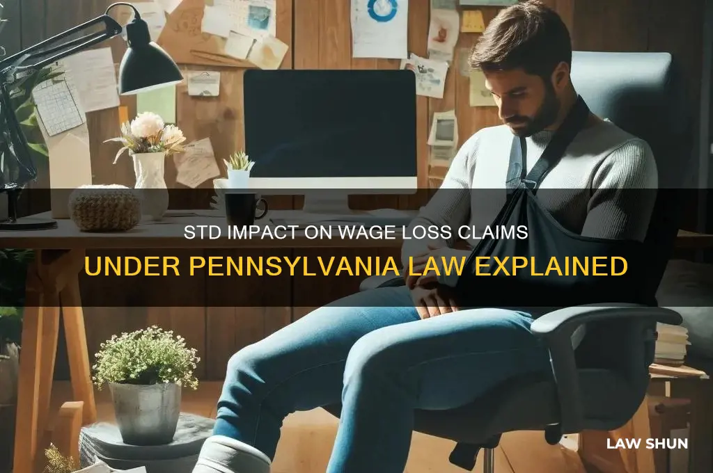 how does std affect a wage loss claim pa law