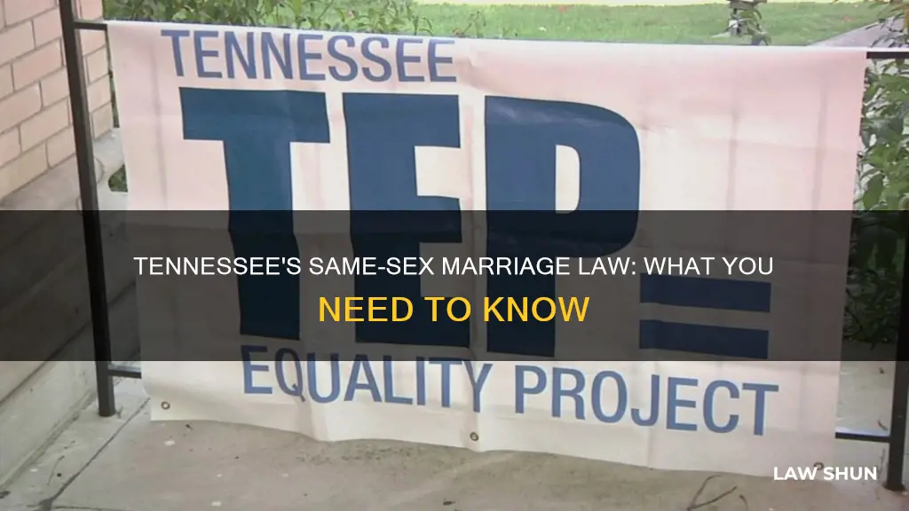 how does tennessee laws apply to same sex marriage