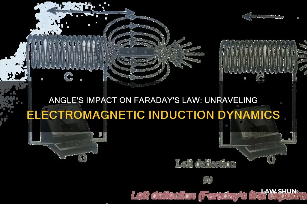 how does the angle affect faraday
