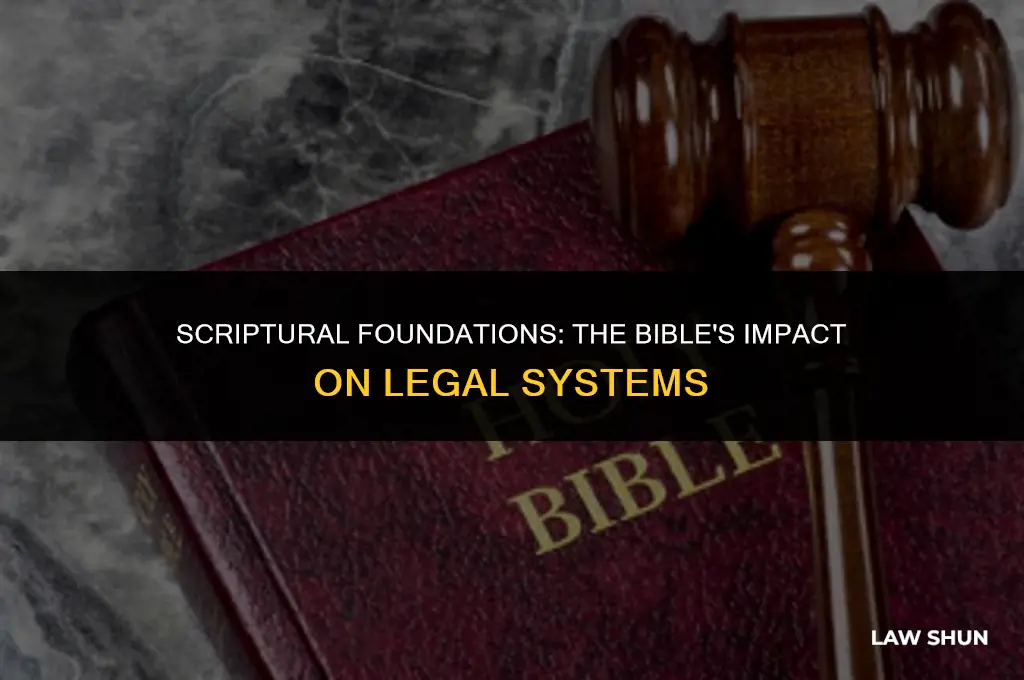 how does the bible influence law