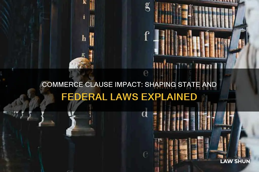 how does the commerce clause affect laws