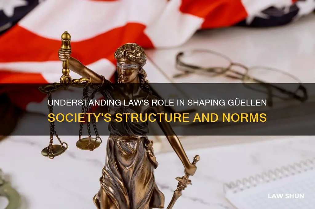 how does the concept of law function in guellen society