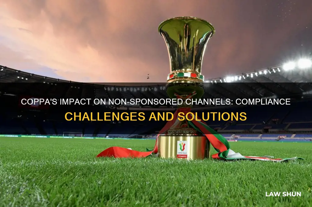 how does the coppa law affect non sponsored channels