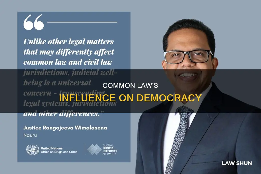 how does the english common law influence our democracy