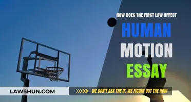 The First Law's Impact on Human Movement