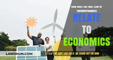 Thermodynamics' First Law: Economics' Energy Conservation Principle