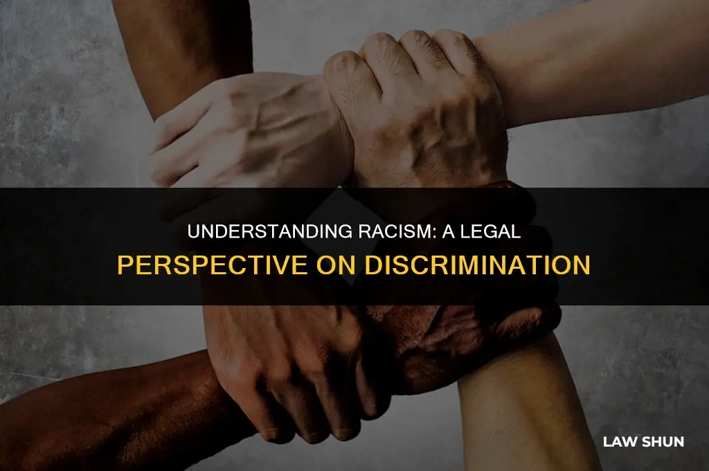how does the law define racism