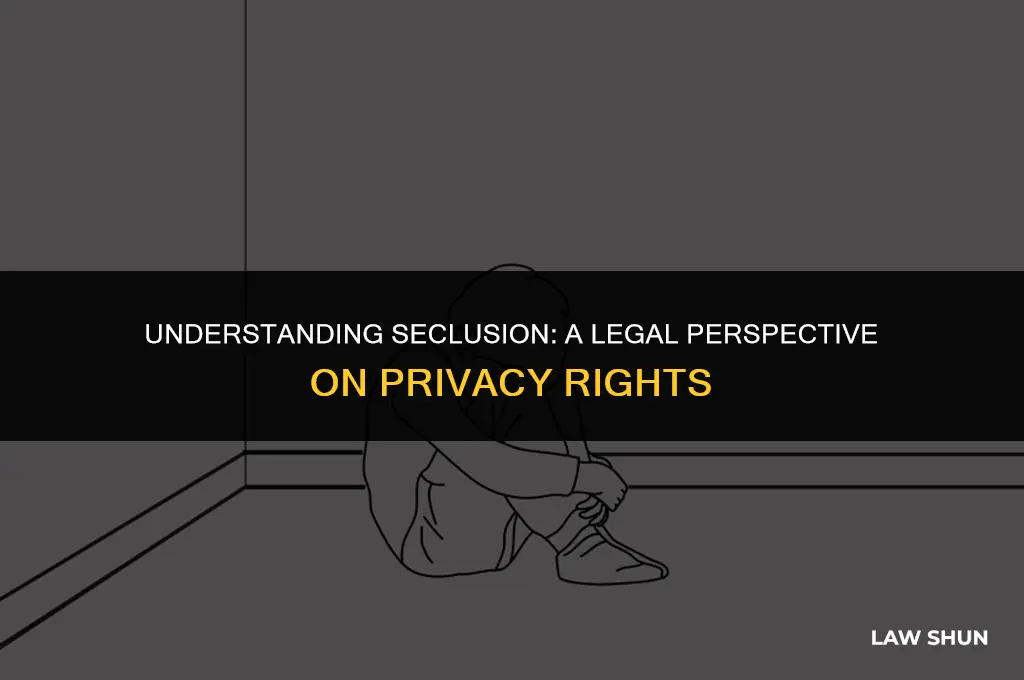 how does the law define seclusion