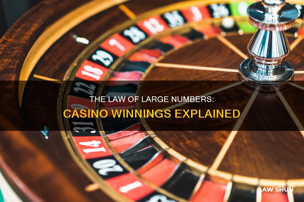 how does the law of large numbers apply to casinos