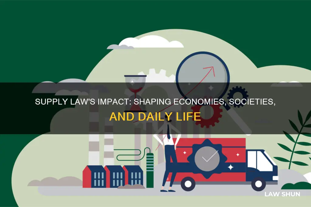 how does the law of supply affect a society