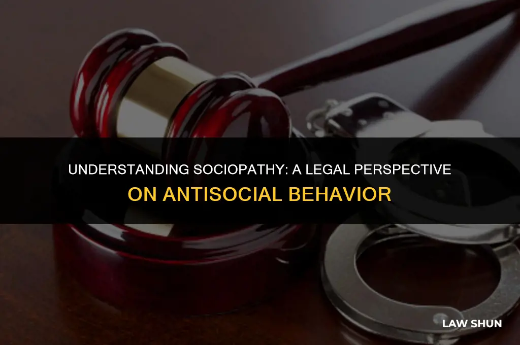 how does the law treat sociopaths