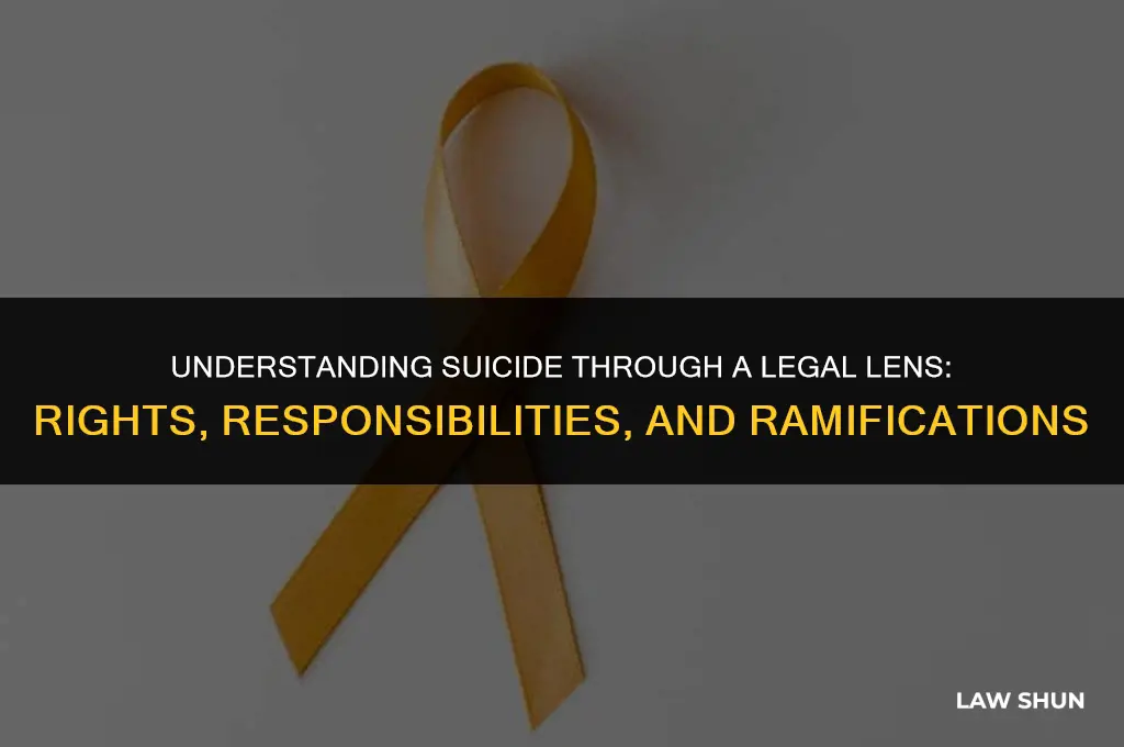 how does the law view suicide