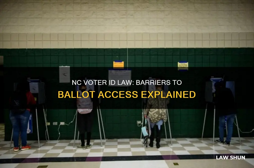 how does the nc voter id law hurt the voters