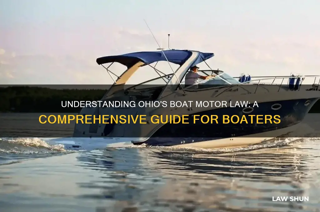 how does the ohio boat motor law read