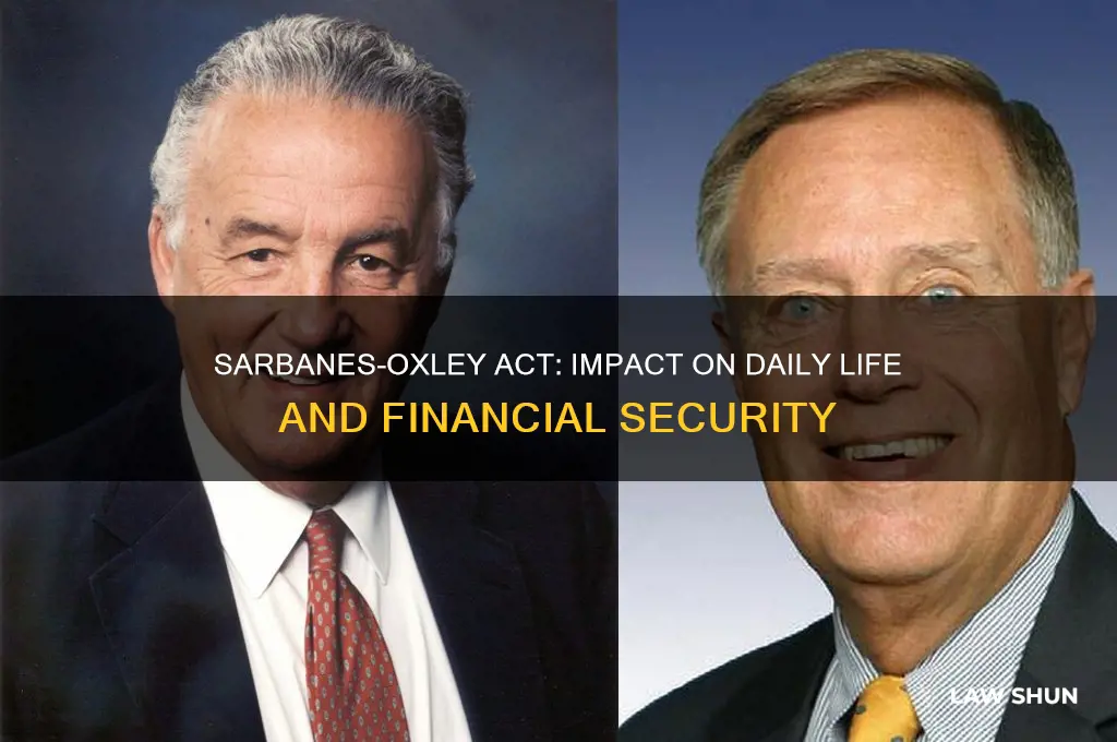 how does the sarbanes oxley law affect people
