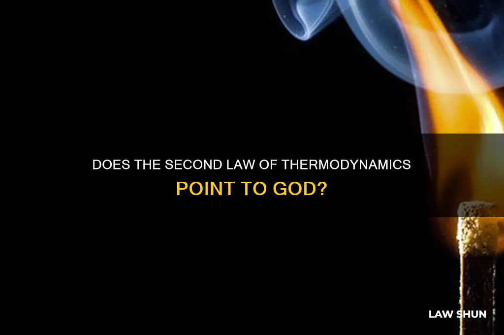 how does the second law relate to god