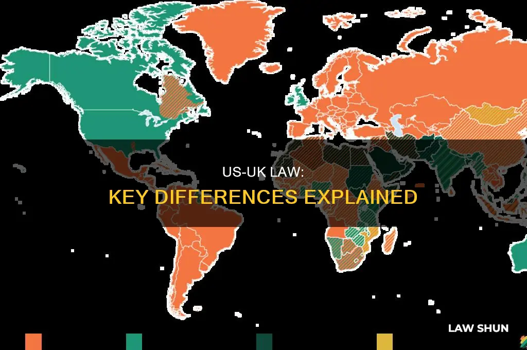 how does us and uk law differ