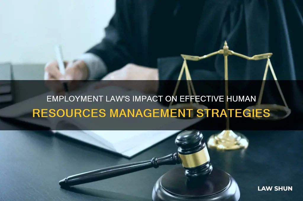 how employment law affects the management of human resources