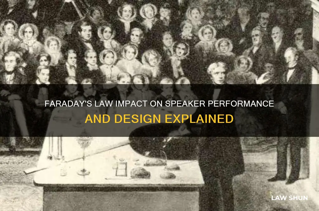 how farradays law affects speaker