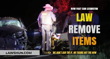 Lexington Law: Quick, Efficient, and Effective Item Removal