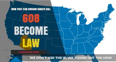 When Could Oregon Senate Bill 608 Become Law?