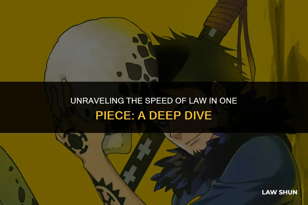 how fast is law one piece