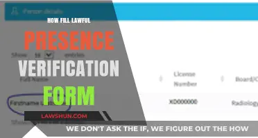 Mastering the Lawful Presence Verification Form: A Step-by-Step Guide