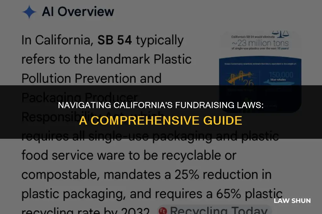 how fundraising laws is in califronia