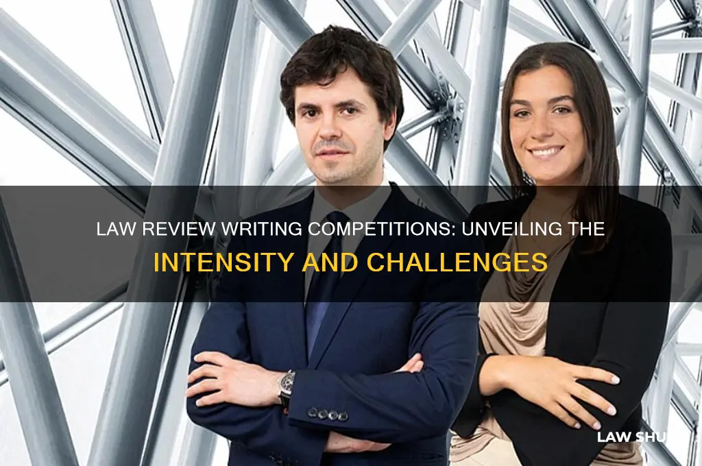 how hard are law review writing competitions
