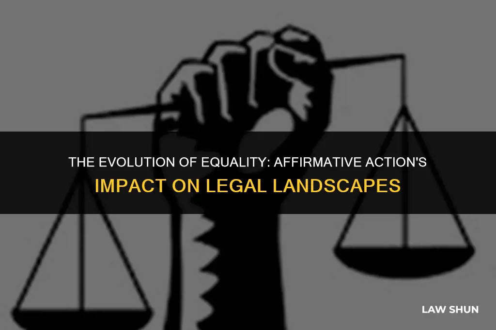 how has affrimative action impacted law