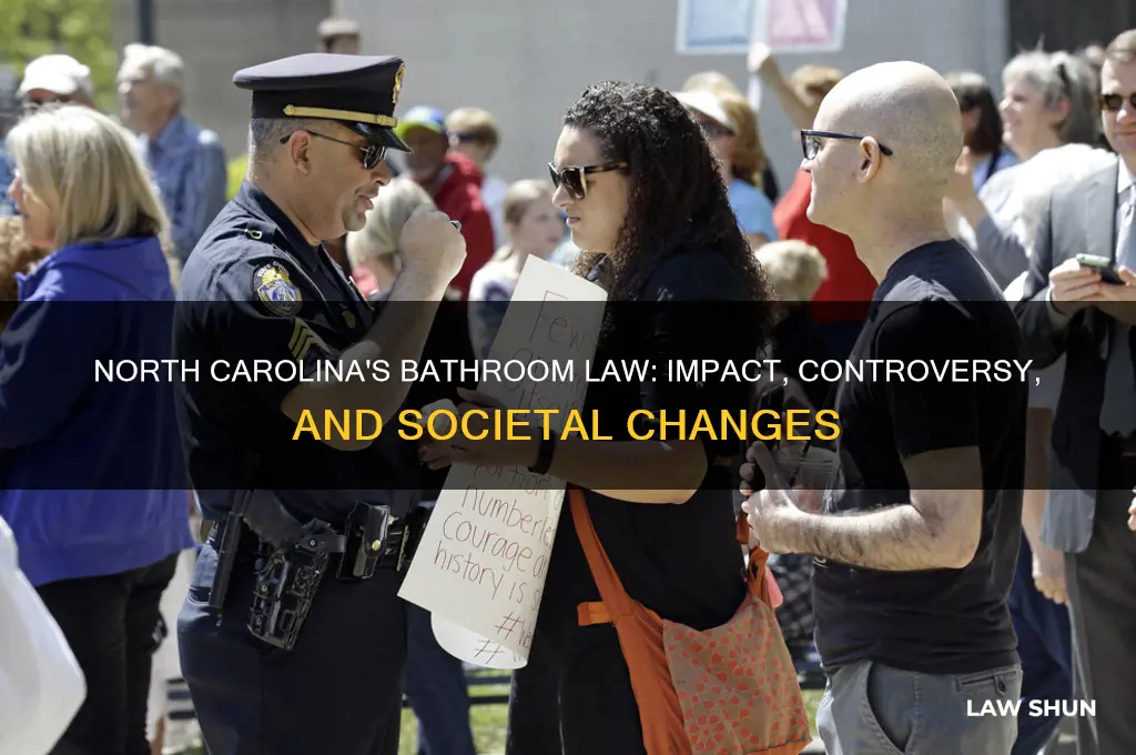how has bathroom law affected north carolina